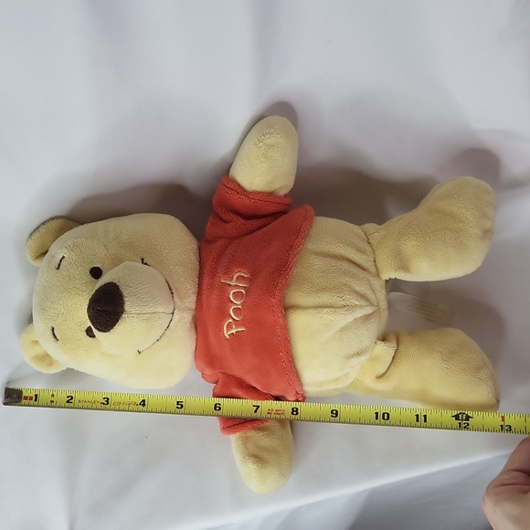 Disney Baby Winnie the Pooh Rattle Plush Crinkle Ears 13" - Picture 10 of 10